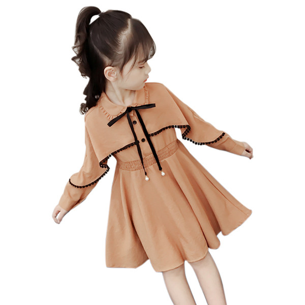 Model modern de croi rochie pentru copii in doua culori