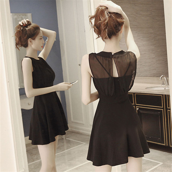 Rochie moderna de dama de culoare neagra