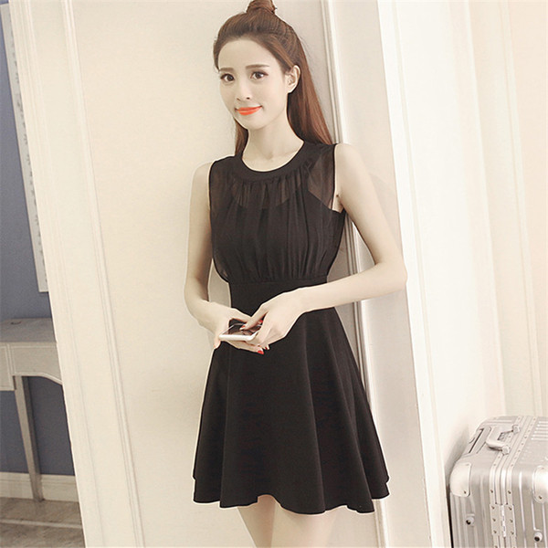 Rochie moderna de dama de culoare neagra