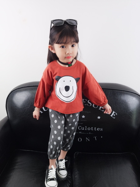 Set de zi pentru copii pentru fete, inclusiv bluză și pantaloni