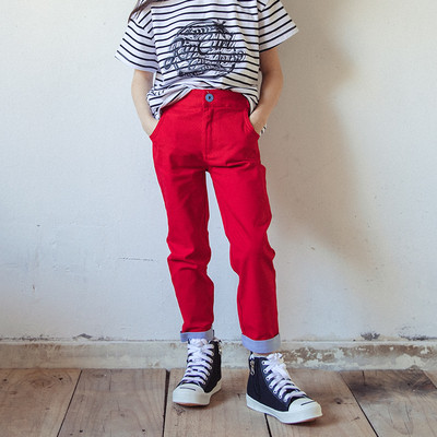 Pantaloni copii pentru o fata in roz