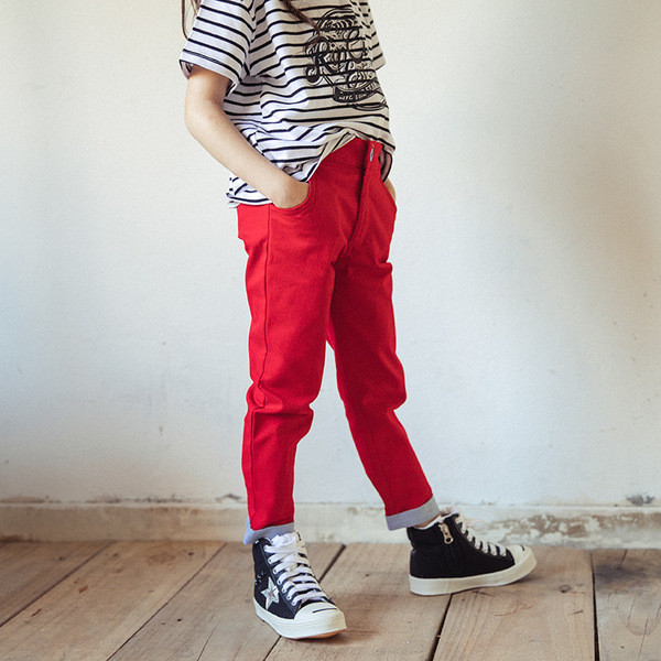 Pantaloni copii pentru o fata in roz