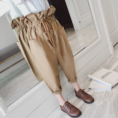 Pantaloni la modă în două culori pentru fete