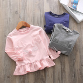 Bluza moderna pentru copii in trei culori cu elemente 3D