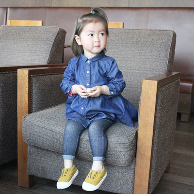 Rochie modernă din denim pentru copii