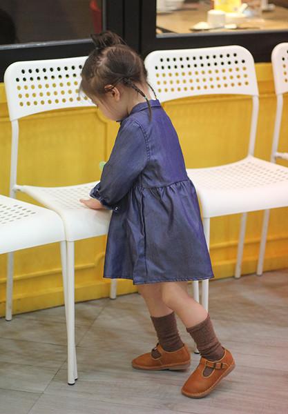 Rochie modernă din denim pentru copii