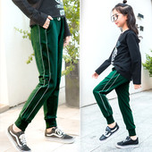 Pantaloni sport si casual pentru copii cu talie inalta in mai multe culori