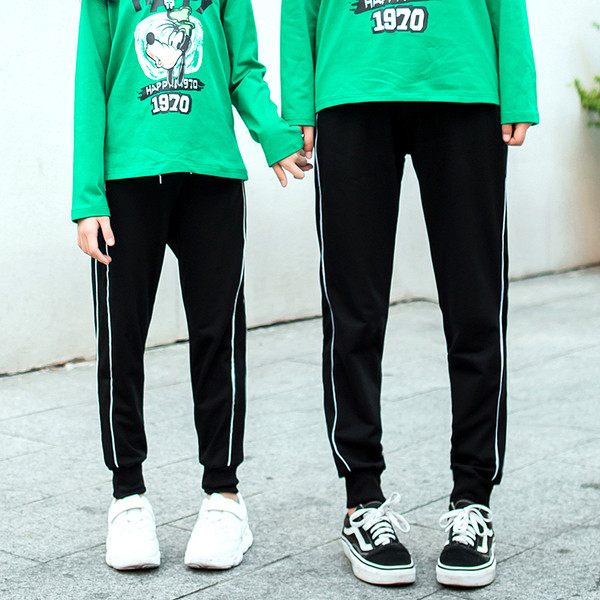 Pantaloni sport si casual pentru copii cu talie inalta in mai multe culori