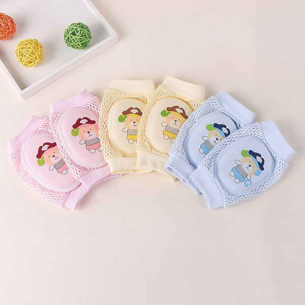 Genunchi pentru bebelusi in mai multe culori cu imprimeu animal