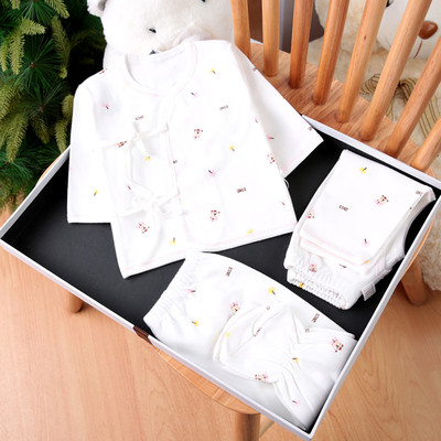 Бебешка пижама комплект от 3 части - блузка с копчета, ританки и панталон