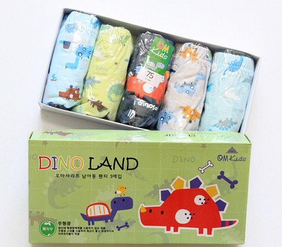 Gyerek alsónadrág fiúknak 5 darabos nyomatkészlettel