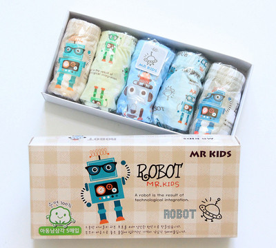 Gyerek alsónadrág fiúknak 5 darabos nyomatkészlettel