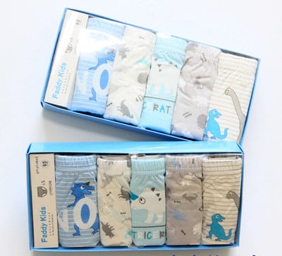 Gyerek alsónadrág fiúknak 5 darabos nyomatkészlettel