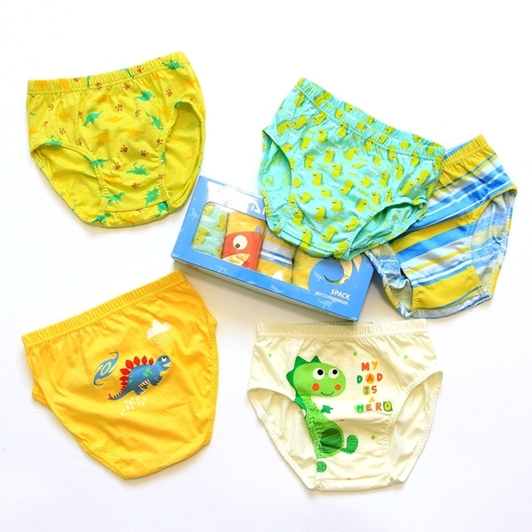 Gyerek alsónadrág fiúknak 5 darabos nyomatkészlettel