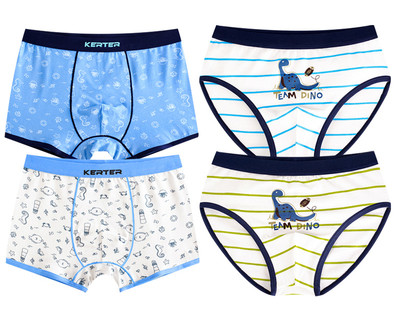 Boxeri si slip copii din bumbac pentru baieti in mai multe modele - 5 bucati