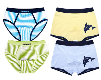 Boxeri si slip copii din bumbac pentru baieti in mai multe modele - 5 bucati