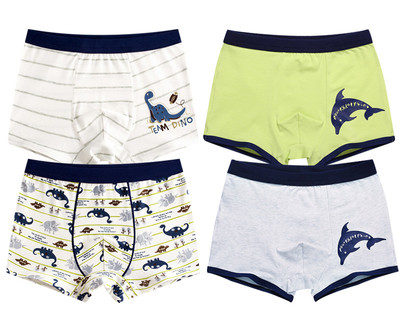 Boxeri si slip copii din bumbac pentru baieti in mai multe modele - 5 bucati