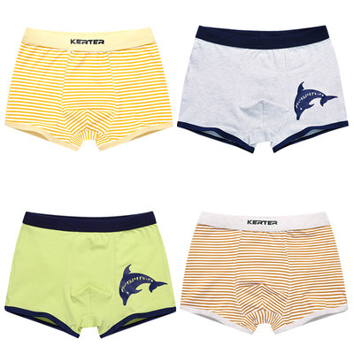 Boxeri si slip copii din bumbac pentru baieti in mai multe modele - 5 bucati