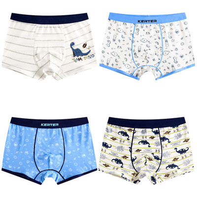 Boxeri si slip copii din bumbac pentru baieti in mai multe modele - 5 bucati