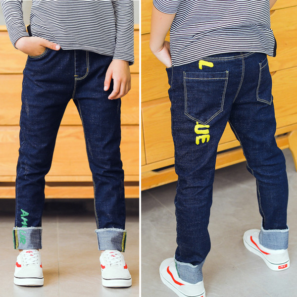 Детски еластични дънки за момче 