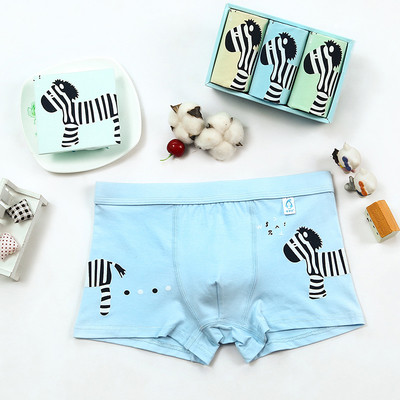 Gyerek boxerek több színben állatmintával - 3 db