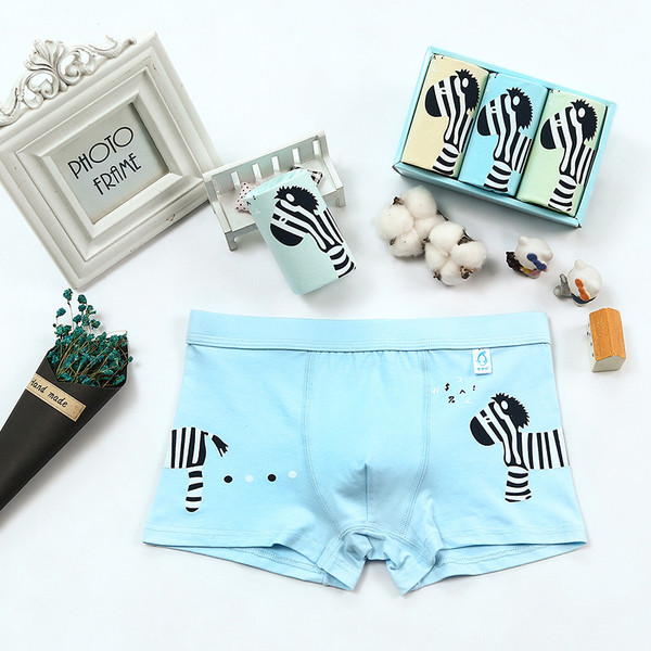 Gyerek boxerek több színben állatmintával - 3 db