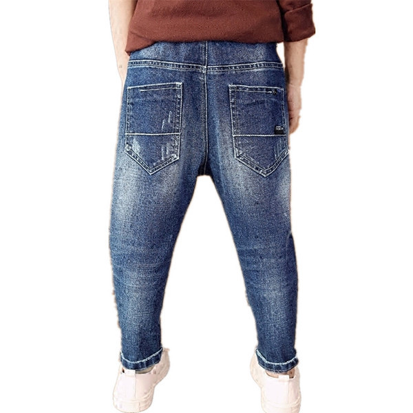 Παιδικά τζιν με ελαστική μέση για αγόρια