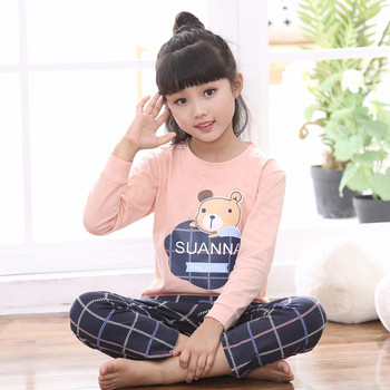 Детска пижама в няколко модела - блуза с О-образна яка и дълги панталони