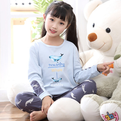 Детска пижама в няколко модела - блуза с О-образна яка и дълги панталони