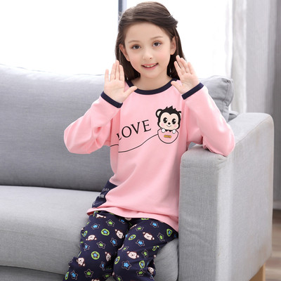 Детска пижама в няколко модела - блуза с О-образна яка и дълги панталони