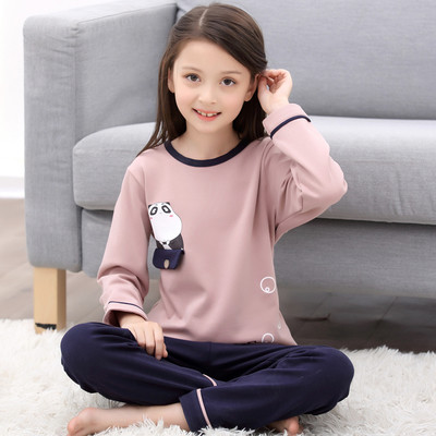 Детска пижама в няколко модела - блуза с О-образна яка и дълги панталони