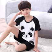 Pijamale copii pentru baieti in diferite modele - Tricou cu imprimeu si pantaloni scurti