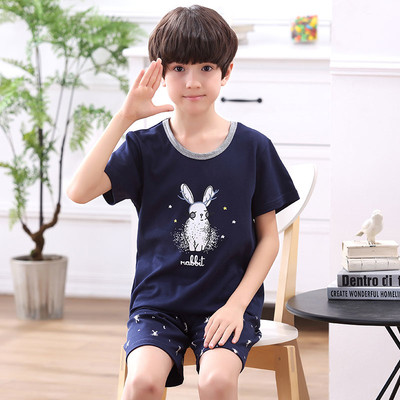 Pijamale copii pentru baieti in diferite modele - Tricou cu imprimeu si pantaloni scurti