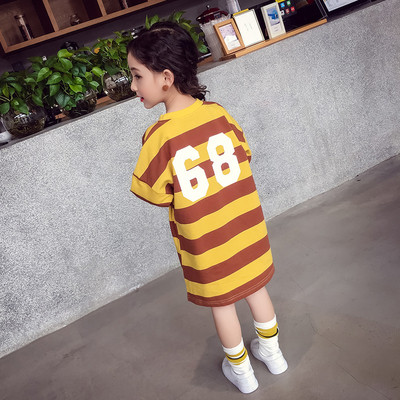 Спортно-ежедневна детска рокля в два цвята