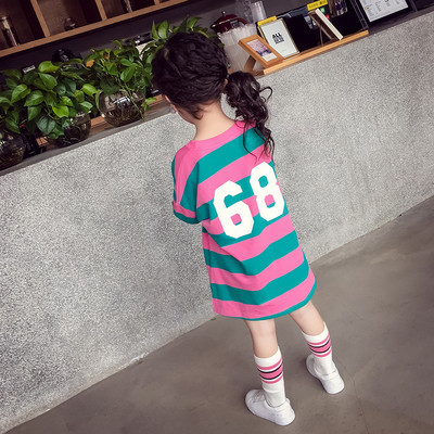 Спортно-ежедневна детска рокля в два цвята