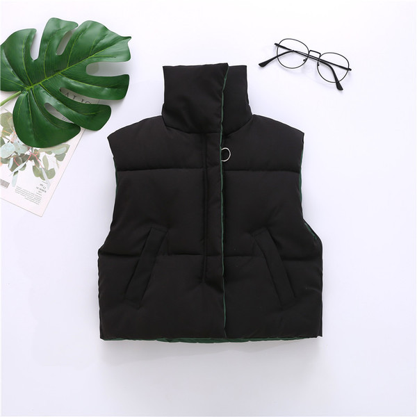 Детски елек за момчета и момичета в няколко цвята с висока яка