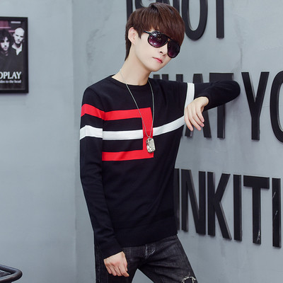 Lezser férfi blúz O-nyakkivágással több színben