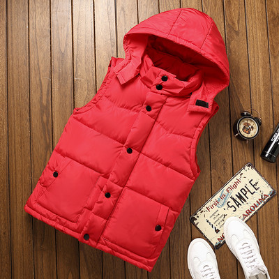 Мъжки елек в няколко цвята с качулка