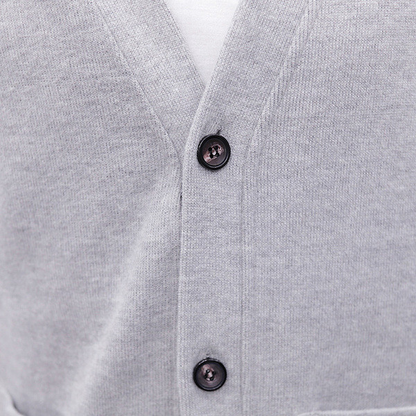 Мъжка жилетка в червен и сив цвят с надписи