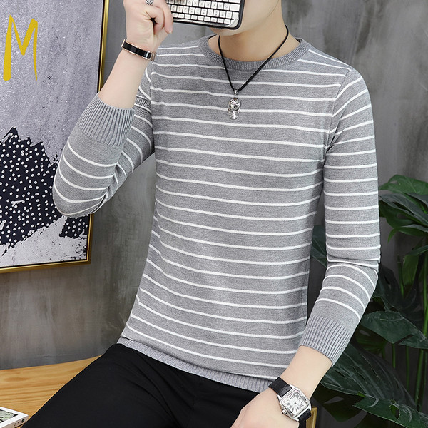 Ежедневна мъжка раирана  блуза в няколко цвята  