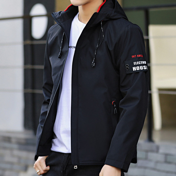 Мъжко спортно-ежедневно яка с качулка в няколко цвята