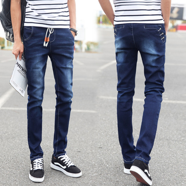 Мъжки дънки - изчистен модел в два цвята