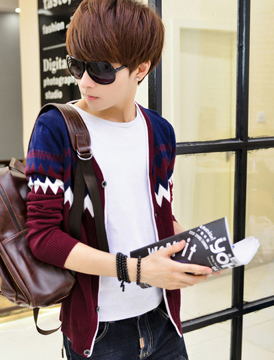 Модерна мъжка жилетка в три цвята - Slim модел