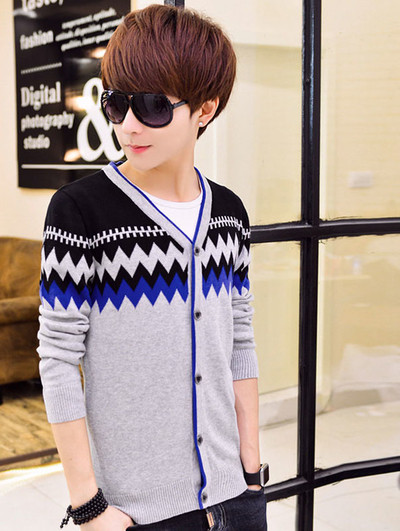 Модерна мъжка жилетка в три цвята - Slim модел