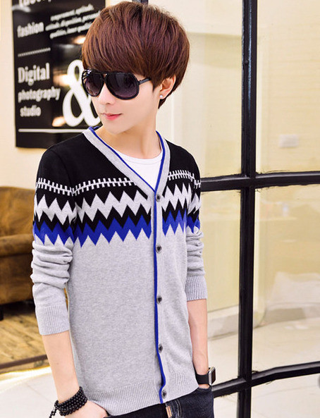 Модерна мъжка жилетка в три цвята - Slim модел