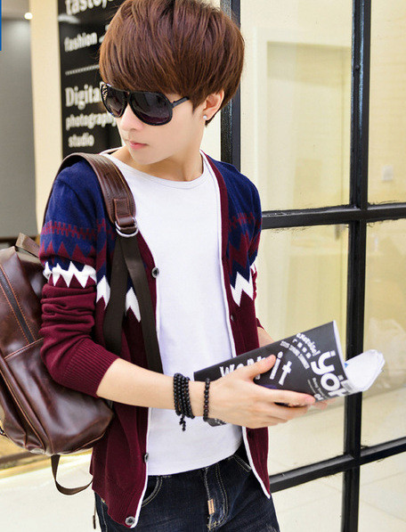 Модерна мъжка жилетка в три цвята - Slim модел