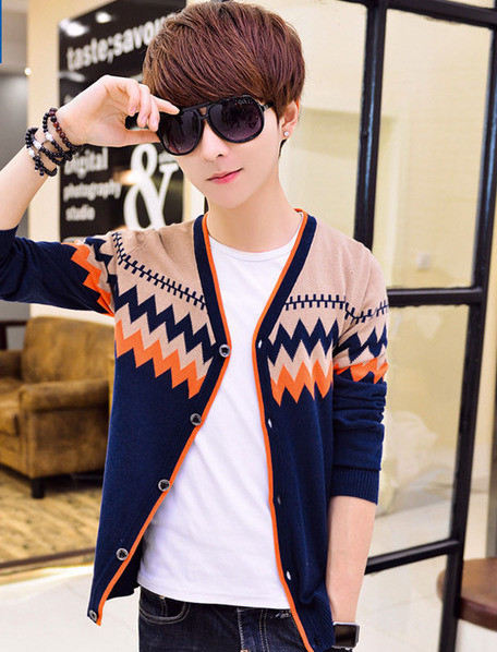 Модерна мъжка жилетка в три цвята - Slim модел