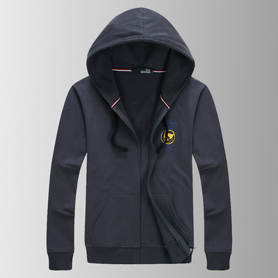 Мъжко спортно горнище с качулка и надпис