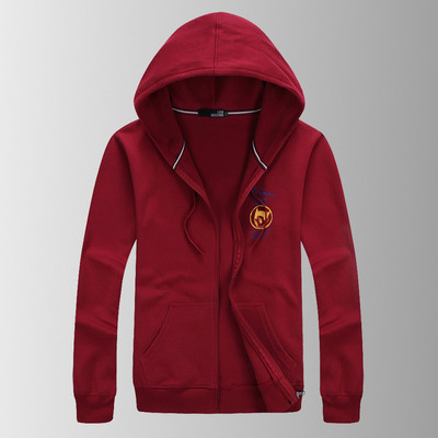 Мъжко спортно горнище с качулка и надпис