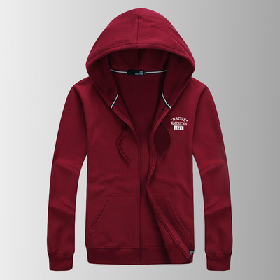 Мъжко спортно горнище с качулка и надпис